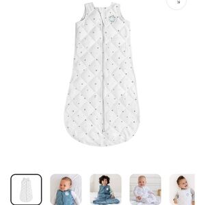 Quilted White Kids Pajama Sleep Sack